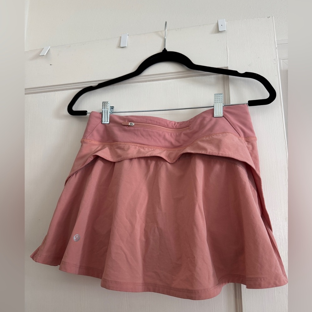 Lululemon Play Off The Pleats Skirt *13" Copper Coil size 6